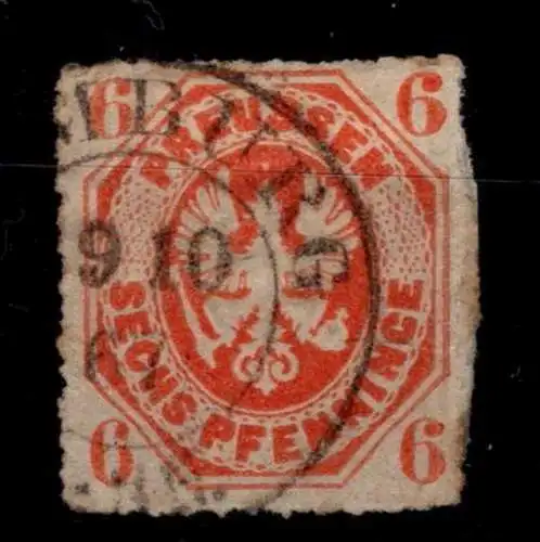 Preussen 14 gestempelt saubere Bedarfserhaltung #OJ788