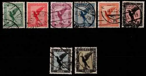 Deutsches Reich 378-384 gestempelt #OJ775