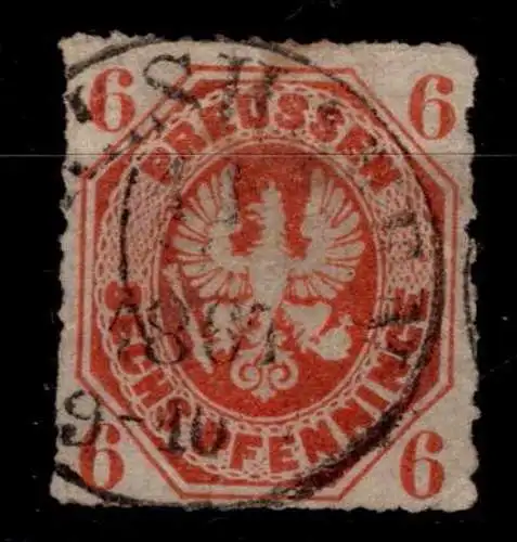 Preussen 14 gestempelt saubere Bedarfserhaltung #OJ789