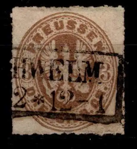 Preussen 18 gestempelt #OJ798