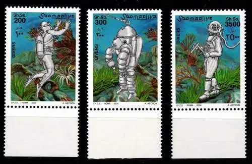 Somalia 802-804 postfrisch Tacheranzüge #OD847