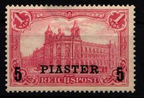 Deutsche APA Türkei 20 II mit Falz und dünner Stelle #NA641