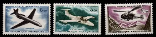 Frankreich 1280-1282 postfrisch Flugzeuge #NE383
