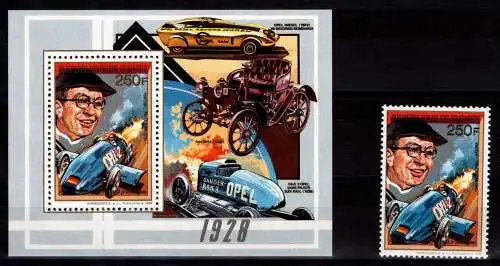 Guinea 1216 und Block 314 postfrisch Auto #NN944