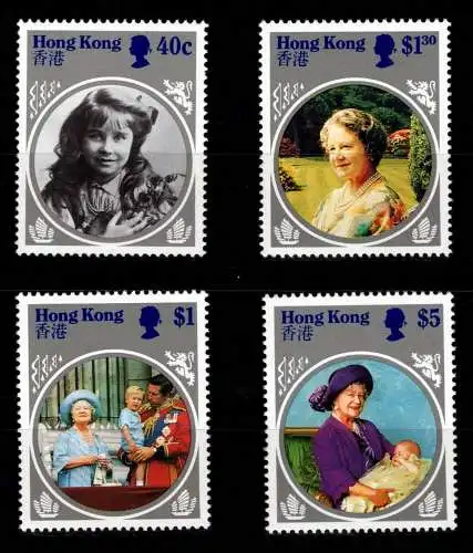 Hongkong 464-467 postfrisch Königshaus #NN415