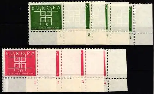 BRD 406-407 postfrisch FN 1-4 #JB698