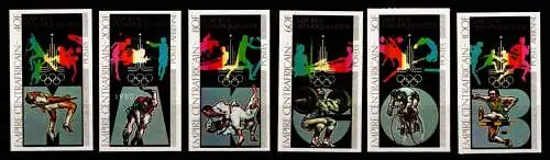 Zentralafrikanische Republik 615-620 B postfrisch Olympische Spiele #NN501