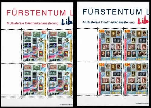 Liechtenstein 1297-1298 postfrisch als 4er Blöcke #OD772