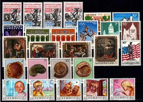 Luxemburg Jahrgang 1984 postfrisch #OD783