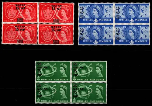 Qatar 16-18 postfrisch als 4er Blöcke #OD784