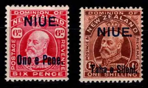Niue 14-15 mit Falz #OD788