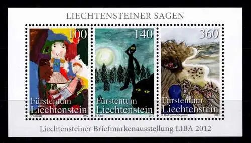 Liechtenstein Block 23 postfrisch Sagen #OD606