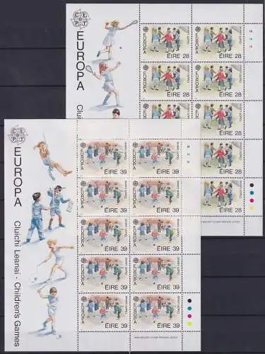 Irland 679-680 postfrisch als Kleinbögen, CEPT 1989 #OD747