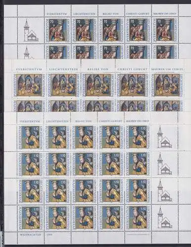 Liechtenstein 1183-1185 postfrisch als Kleinbögen #OD758