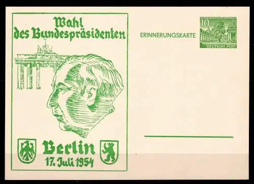 Berlin Privatganzsache PP 6/2a postfrisch #OD553