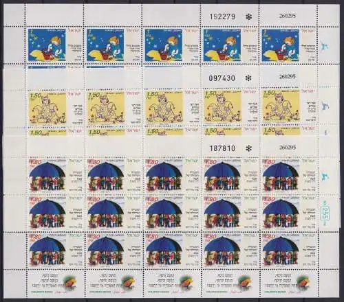 Israel 1336-1338 postfrisch als Kleinbögen #OD472