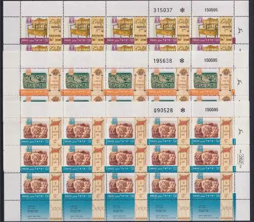 Israel 1345-1347 postfrisch als Kleinbögen #OD474