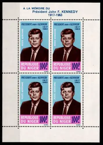Niger Block 2 postfrisch J.F. Kennedy #OD226