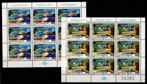 Jugoslawien 2219-2220 postfrisch als Kleinbögen, Cept #OD176