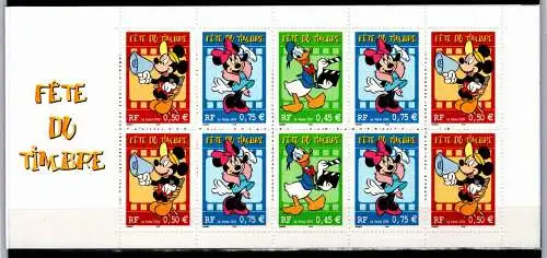 Frankreich 3785-3787 postfrisch als Markenheftchen #OI981