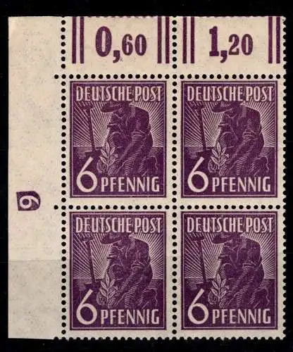 Alliierte Besetzung 944 PL postfrisch Pl.Nr. 6 negativ #OK412