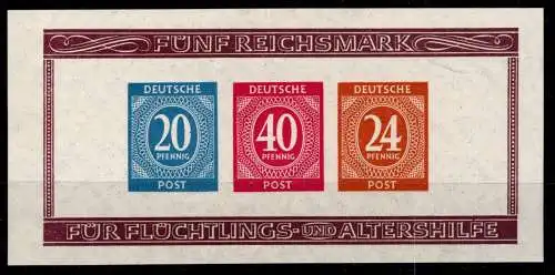 Alliierte Besetzung Block 12 B postfrisch #OK408
