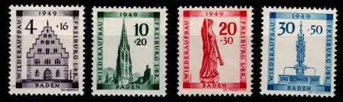 Französische Zone Baden 38-41 postfrisch #OK463