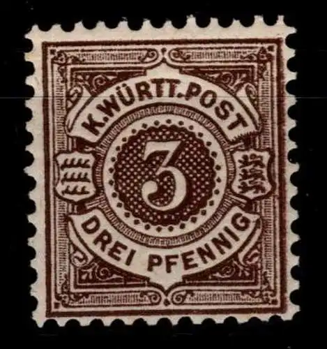 Württemberg 55 postfrisch #OK489