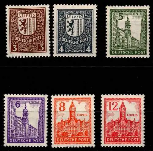 SBZ 150-155 y postfrisch #OK478