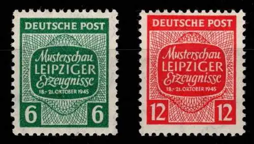 SBZ 124-125 X postfrisch #OK484