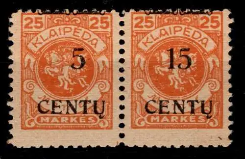 Memel 170 V postfrisch signiert Gentzleer und Rehm #OK612