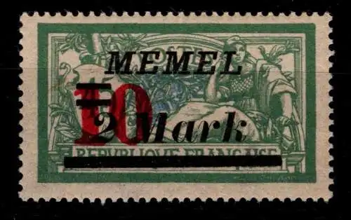 Memel 121 III postfrisch #OK606