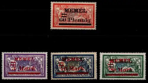 Memel 36-39 postfrisch #OK637