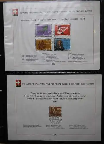 Schweiz Ersttagsblätter 1997-2001 im Post-Binder #LZ781