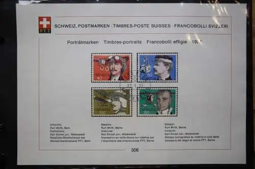 Schweiz Ersttagsblätter 1997-2001 im Post-Binder #LZ781