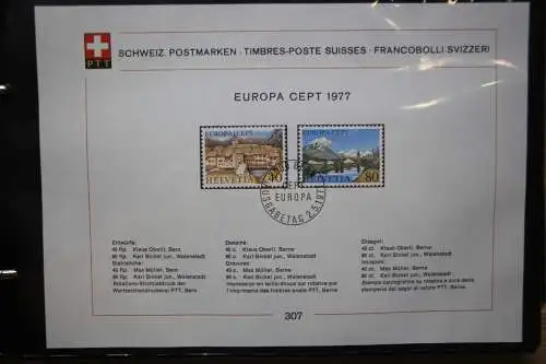 Schweiz Ersttagsblätter 1997-2001 im Post-Binder #LZ781
