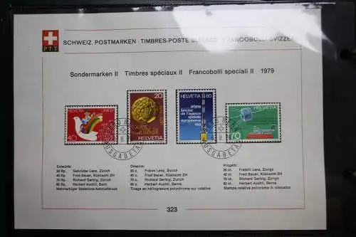 Schweiz Ersttagsblätter 1997-2001 im Post-Binder #LZ781