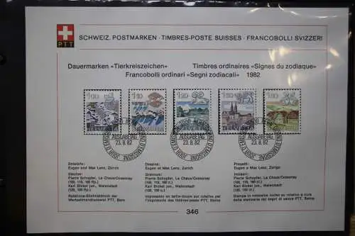 Schweiz Ersttagsblätter 1997-2001 im Post-Binder #LZ781