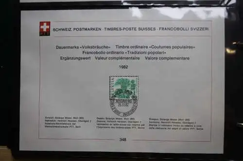 Schweiz Ersttagsblätter 1997-2001 im Post-Binder #LZ781