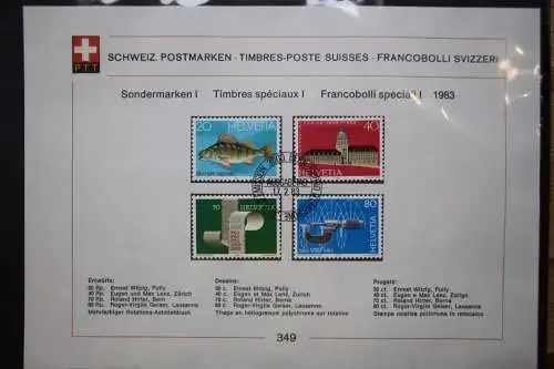 Schweiz Ersttagsblätter 1997-2001 im Post-Binder #LZ781