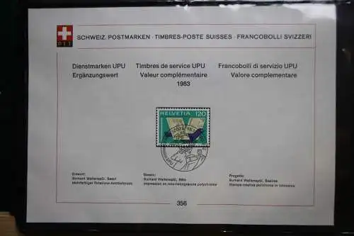 Schweiz Ersttagsblätter 1997-2001 im Post-Binder #LZ781