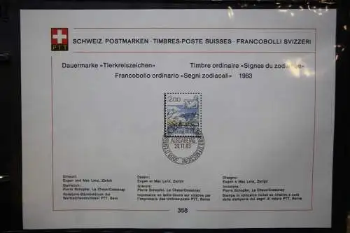 Schweiz Ersttagsblätter 1997-2001 im Post-Binder #LZ781