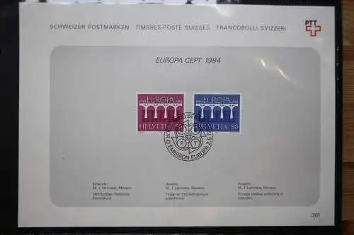 Schweiz Ersttagsblätter 1997-2001 im Post-Binder #LZ781