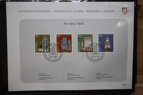 Schweiz Ersttagsblätter 1997-2001 im Post-Binder #LZ781