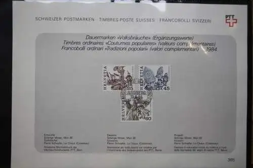Schweiz Ersttagsblätter 1997-2001 im Post-Binder #LZ781