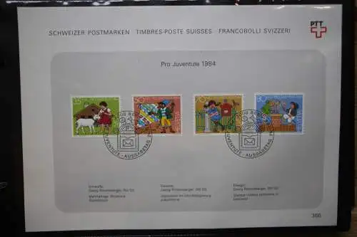 Schweiz Ersttagsblätter 1997-2001 im Post-Binder #LZ781