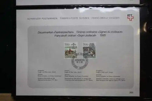 Schweiz Ersttagsblätter 1997-2001 im Post-Binder #LZ781