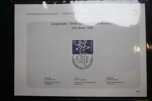 Schweiz Ersttagsblätter 1997-2001 im Post-Binder #LZ781
