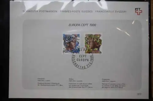 Schweiz Ersttagsblätter 1997-2001 im Post-Binder #LZ781