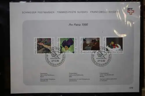 Schweiz Ersttagsblätter 1997-2001 im Post-Binder #LZ781